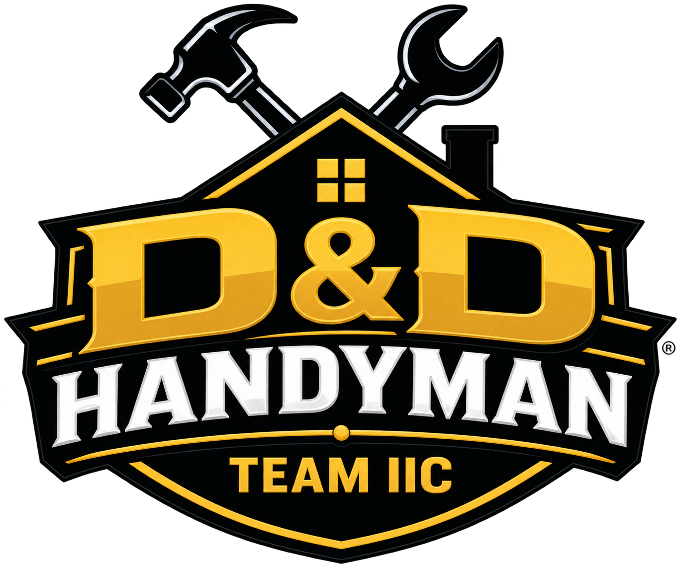 D&D Handyman LLC logo, the licensed company SAC Home Remodeling operates under